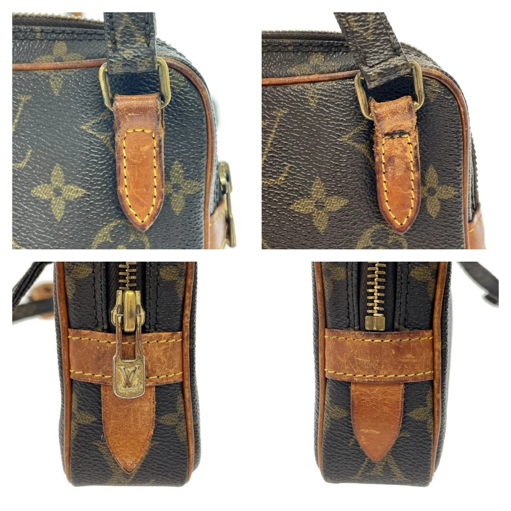 LOUIS VUITTON Monogram Pochette Marly Bandouliere Brown Shoulder Bag - Picture 8 of 10